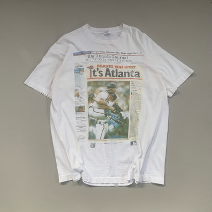 XL 1991 Atlanta Braves Atlanta Journal T-shirt