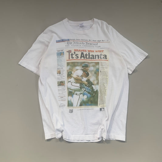 XL 1991 Atlanta Braves Atlanta Journal T-shirt