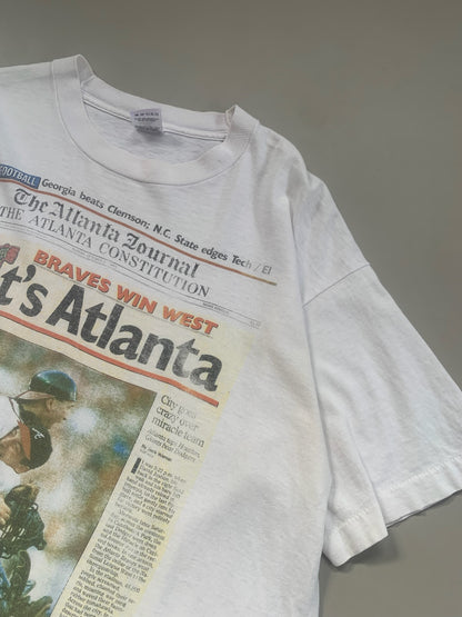XL 1991 Atlanta Braves Atlanta Journal T-shirt