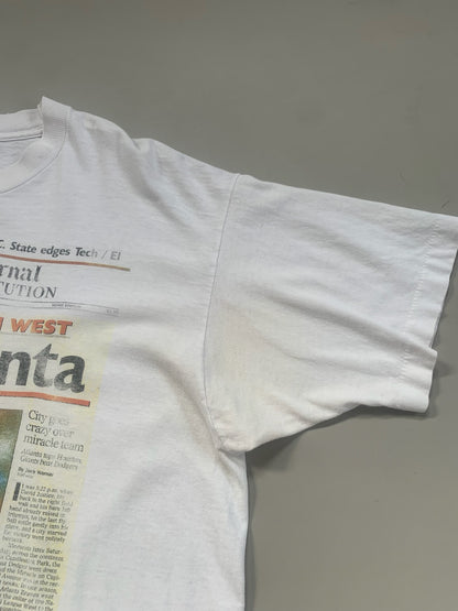 XL 1991 Atlanta Braves Atlanta Journal T-shirt