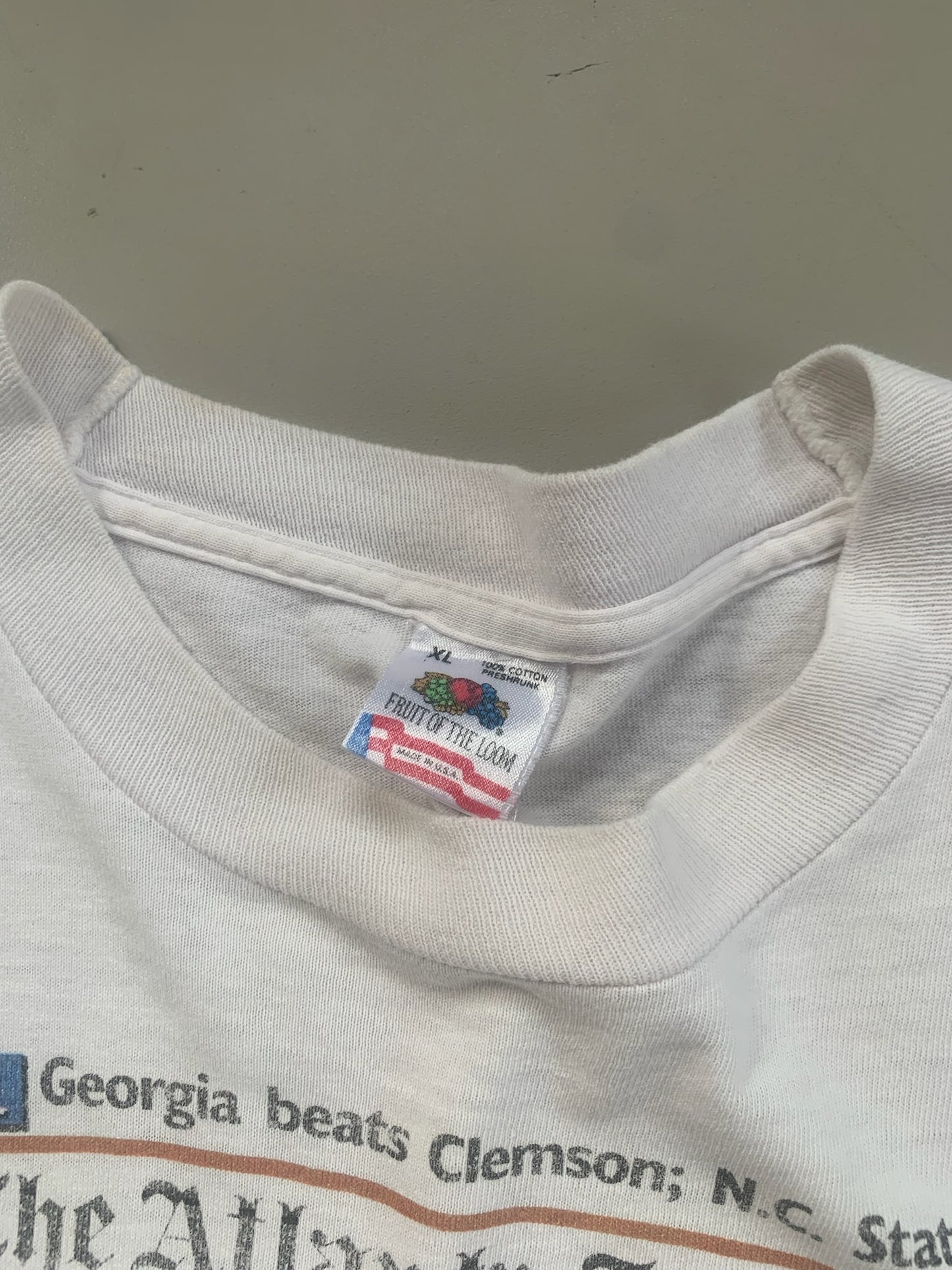XL 1991 Atlanta Braves Atlanta Journal T-shirt