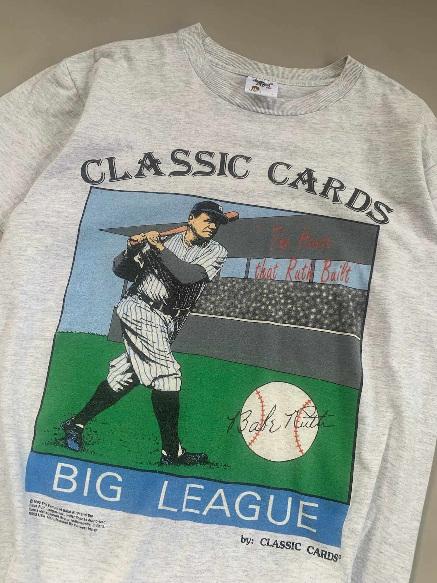 Large 1992 Babe Ruth Big League T-shirt