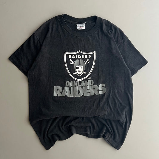 Large 80s Oakland Raiders T-shirt