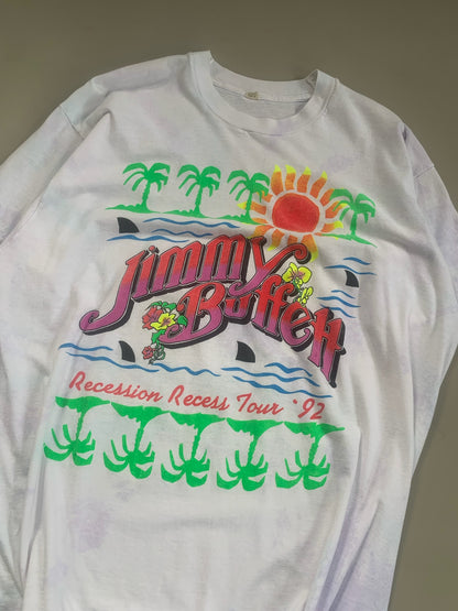 3XL 1992 Jimmy Buffet Recession Recess Tour T-shirt