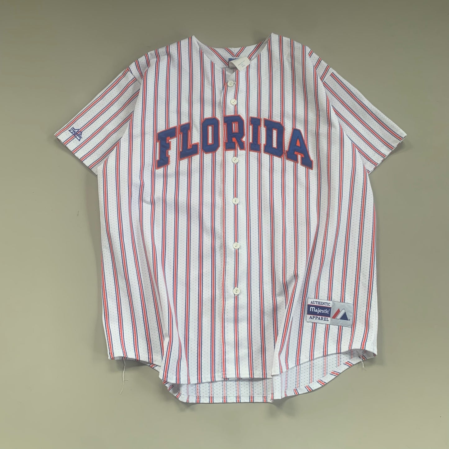 XXL 1990s Florida Gators Pin Stripe Majestic Jersey