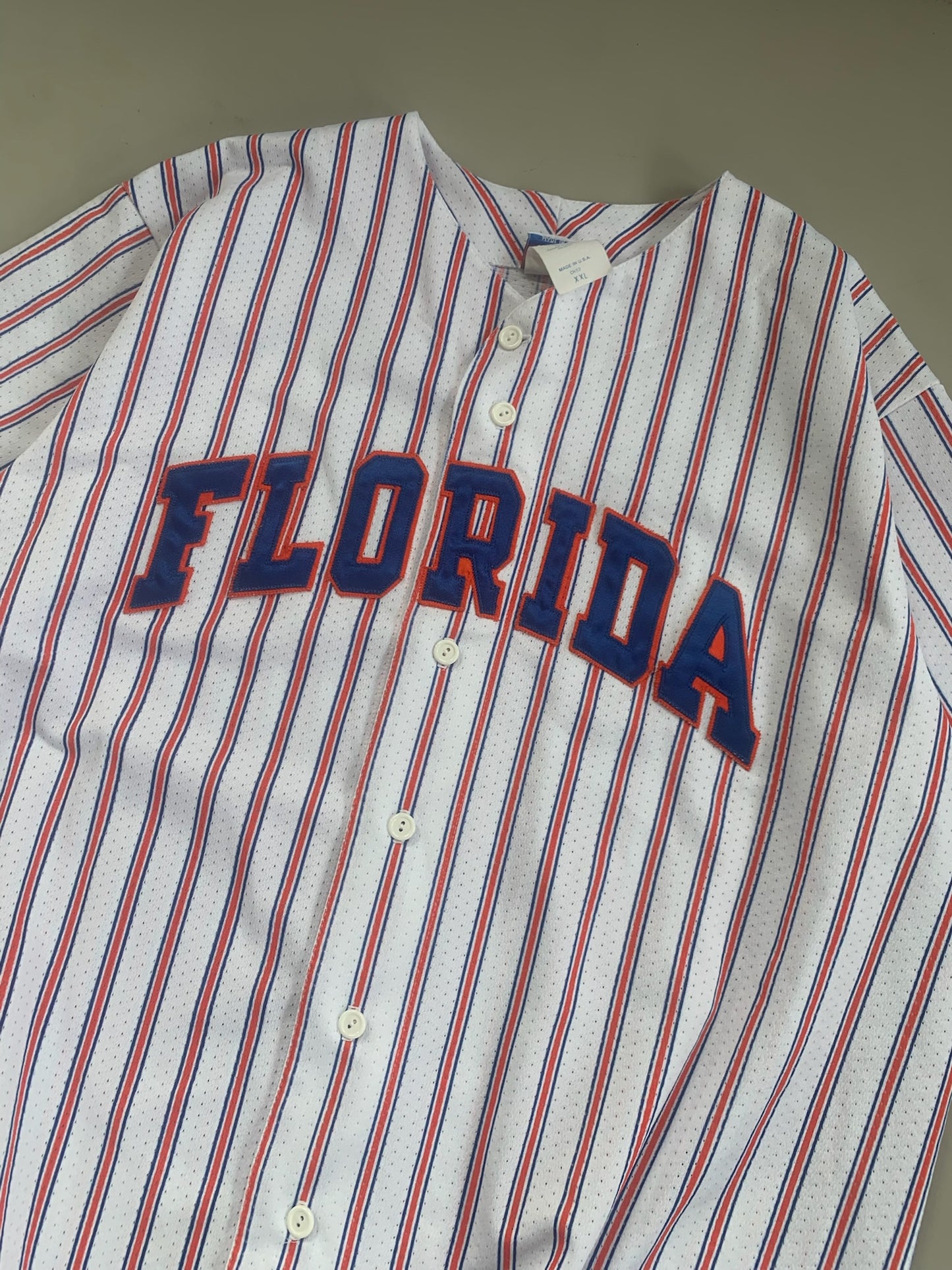 XXL 1990s Florida Gators Pin Stripe Majestic Jersey
