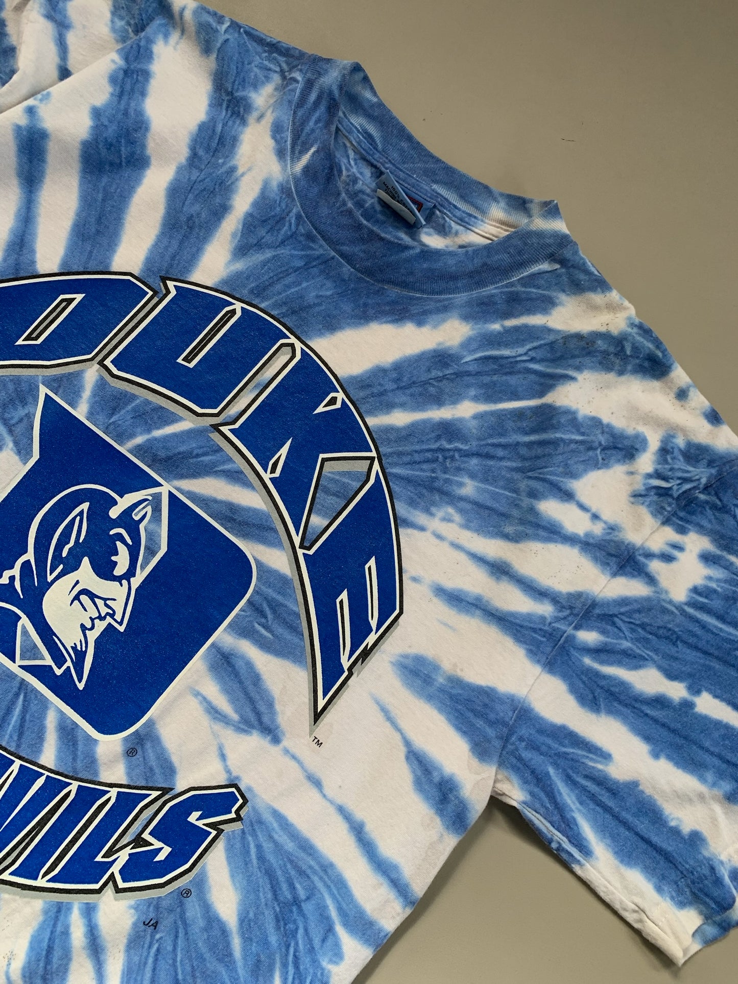 XL 2000s Duke University Tie Dye T-shirt