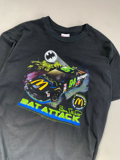 XL 1995 Bill Elliott Bat Attack Batman T-shirt