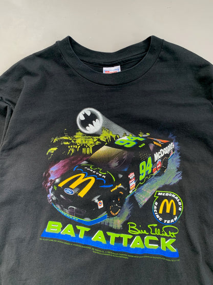 XL 1995 Bill Elliott Bat Attack Batman T-shirt