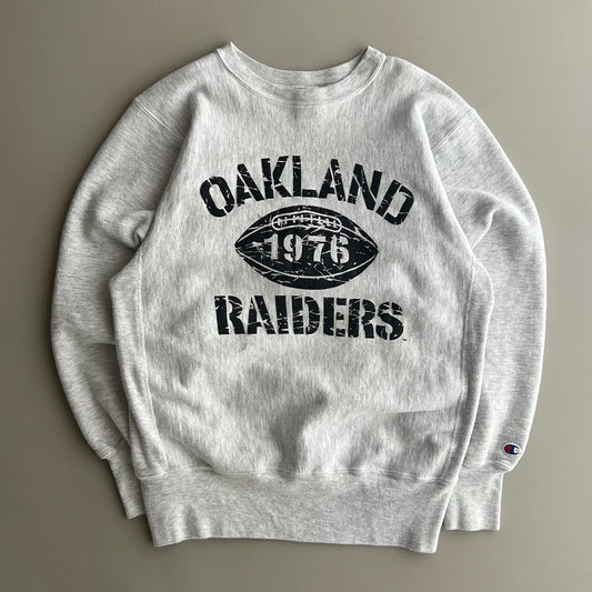 Large 90s Champion Reverse Weave Oakland Raiders Sweatshirt