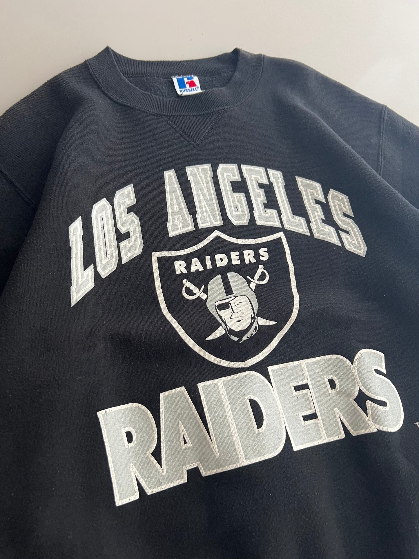 Medium 90s Los Angeles Raiders Russell Athletic Sweatshirt
