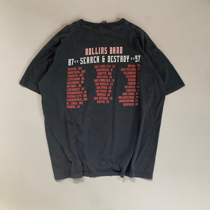 XL 1997 Rollins Band Search and Destroy T-shirt