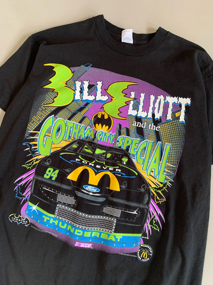 XL 1995 Bill Elliott Gotham City Special T-shirt