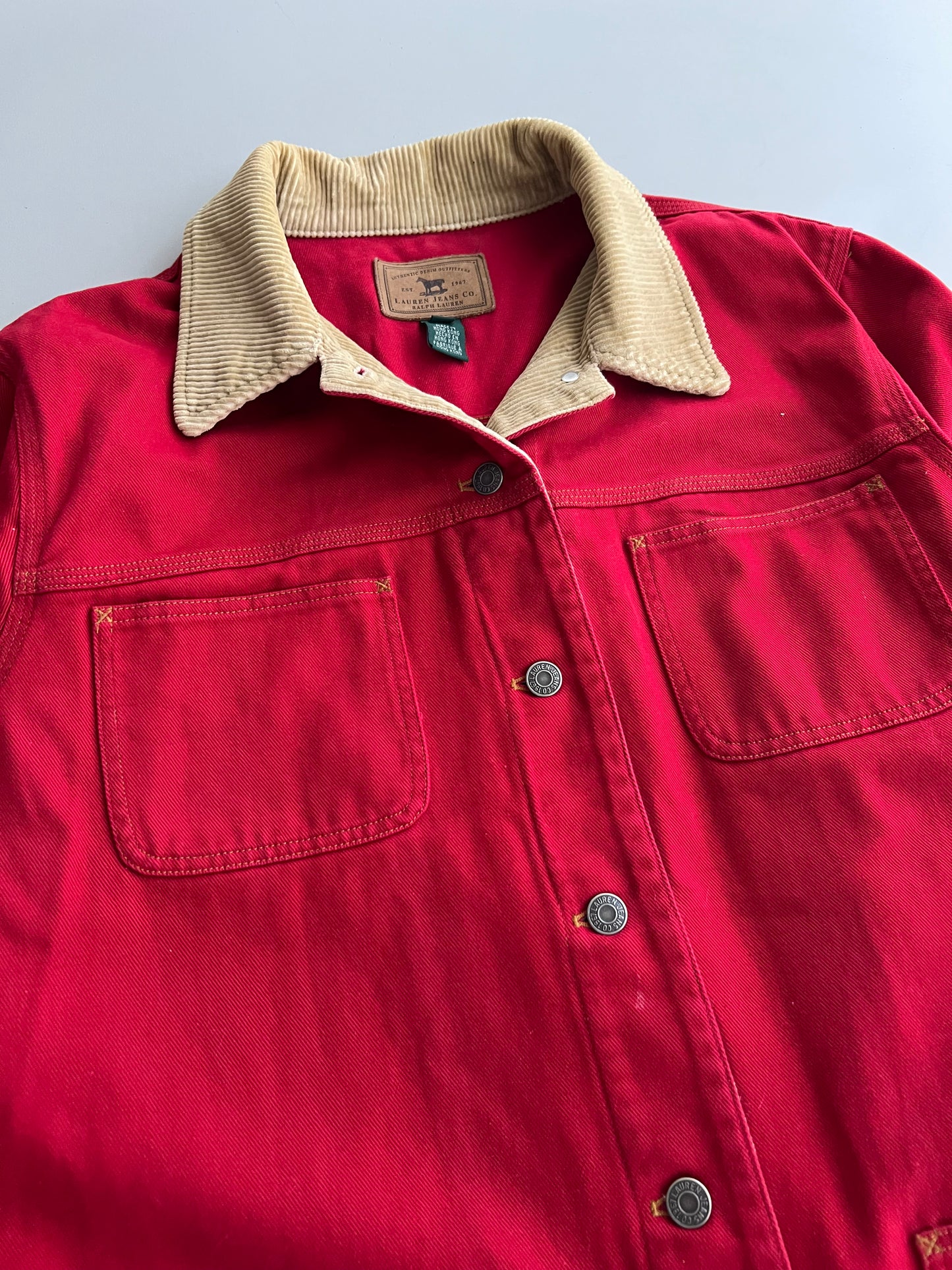 2XL Polo Ralph Lauren Red Chore Coat