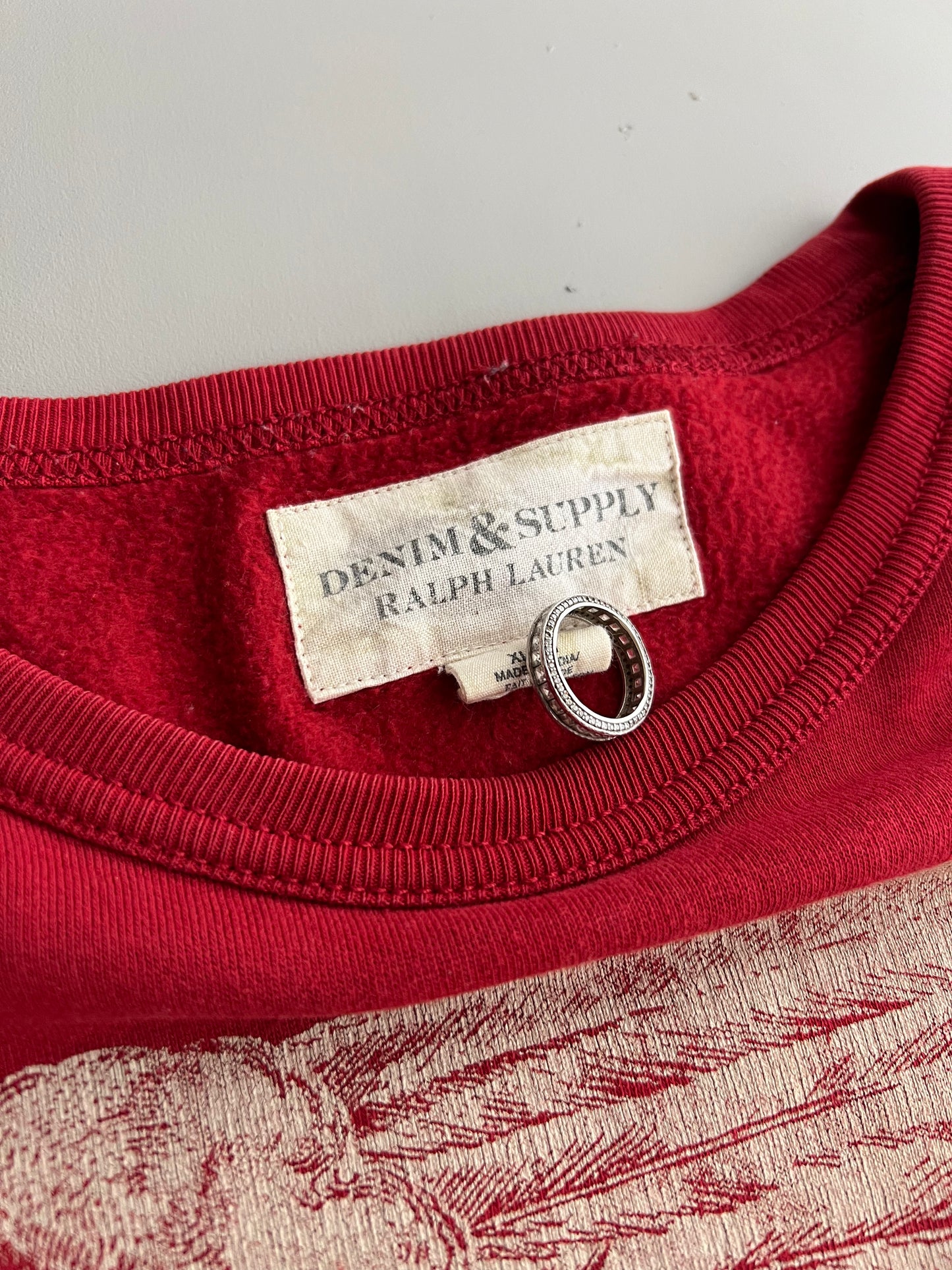 XL 2000s Ralph Lauren Denim & Supply Tribal Sweatshirt