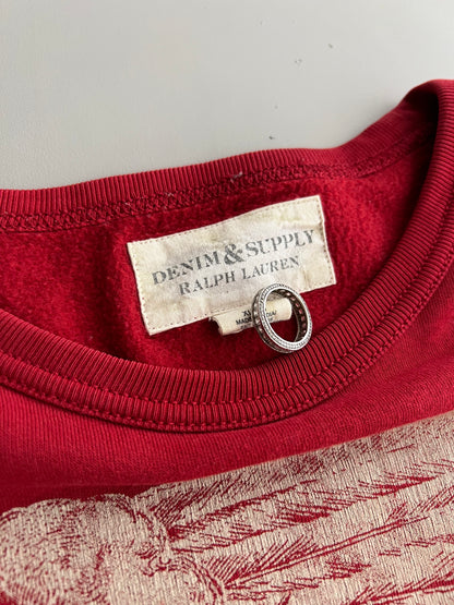 XL 2000s Ralph Lauren Denim & Supply Tribal Sweatshirt