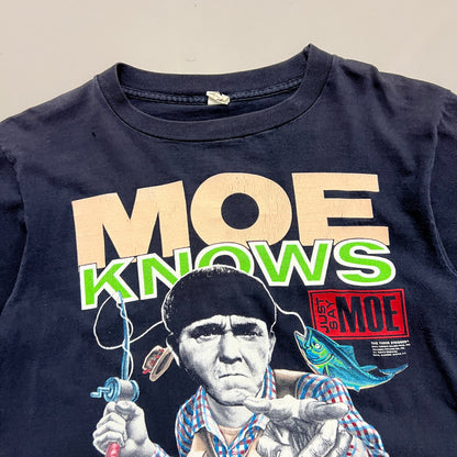 Large 1991 Moe Knows Fishing T-shirt