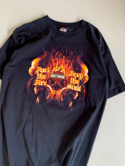 Large 2005 Halrey Davidson Feed the Soul T-shirt