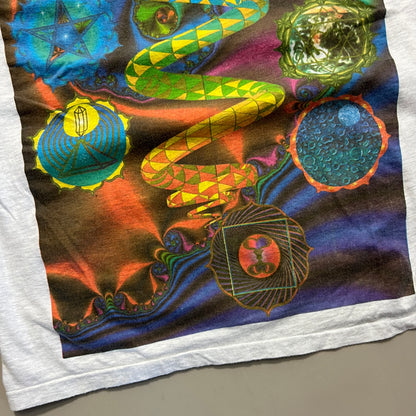 XL 1993 Trippy Fractal Art T-shirt