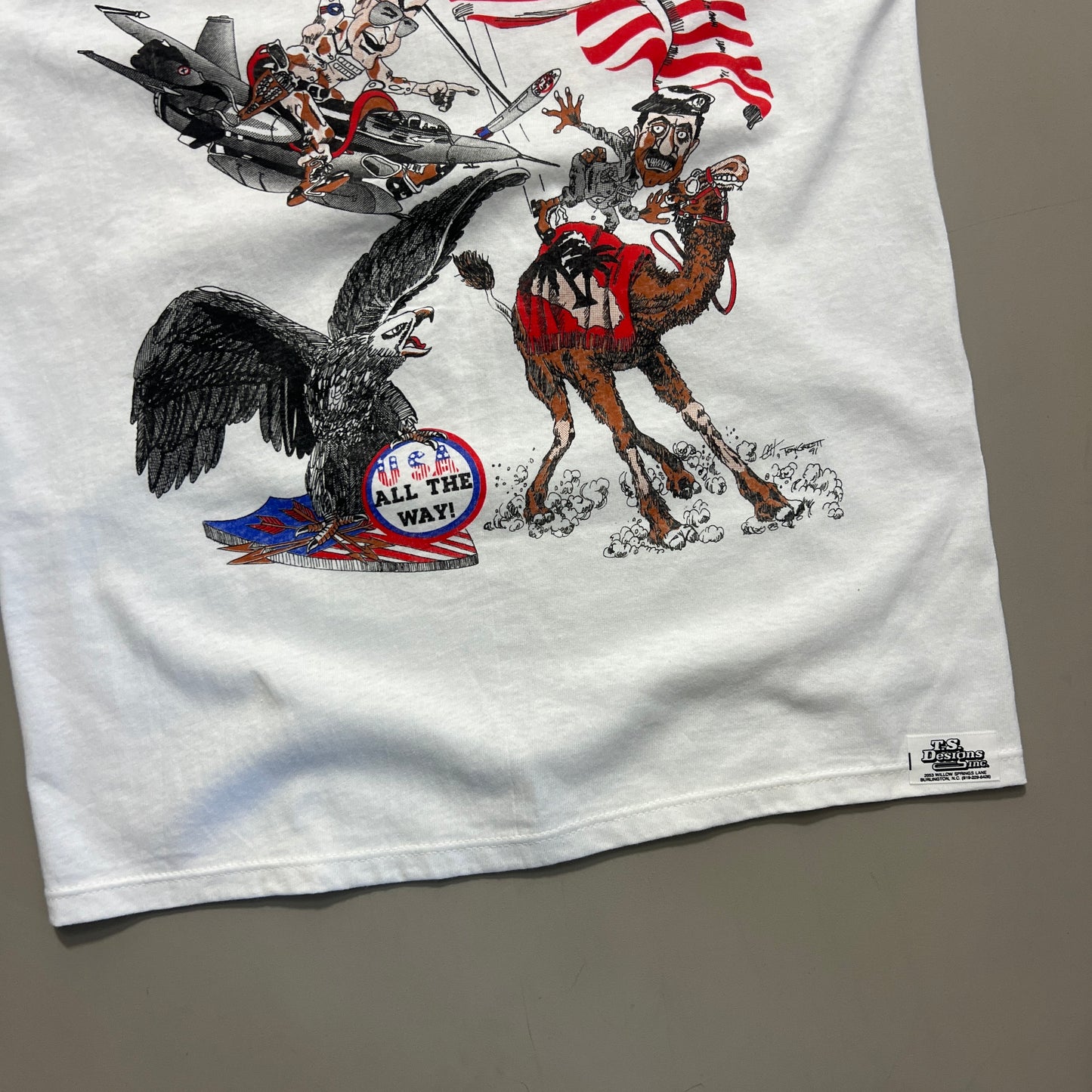Medium 1990 Desert Storm Polo Club T-shirt