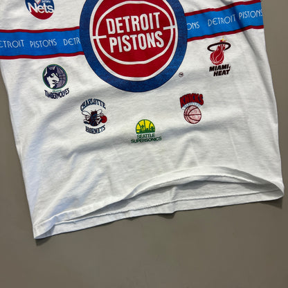 Large 1990 NBA Detroit Pistons T-shirt