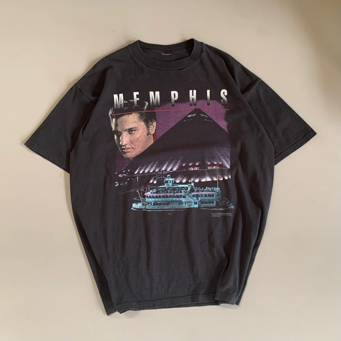 XL 1997 Elvis Memphis T-shirt