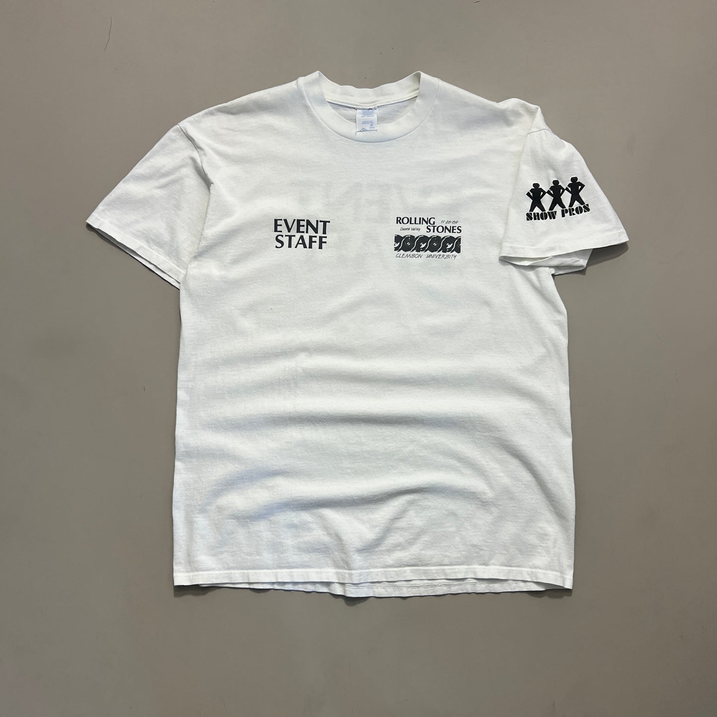 XL 1989 Rolling Stones Event Staff T-shirt