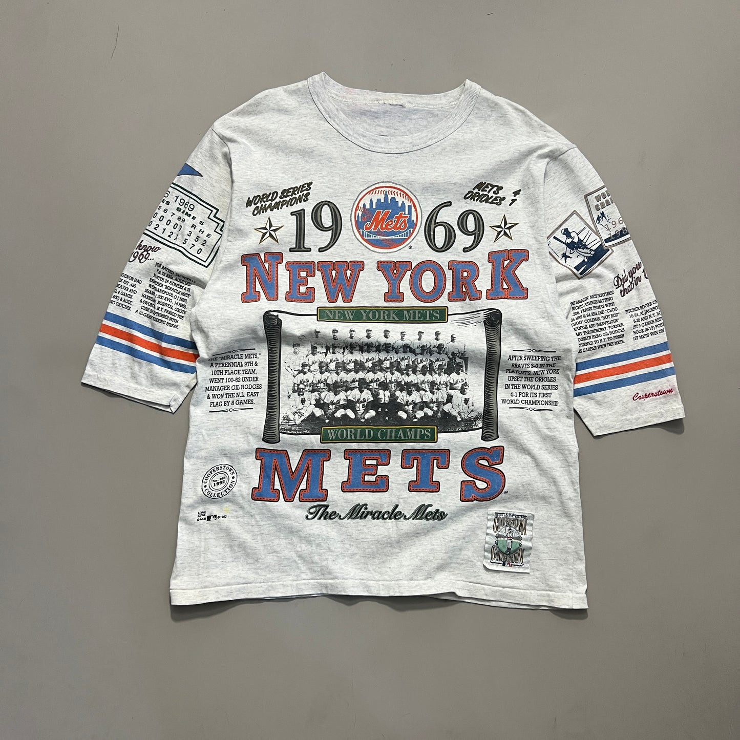 XL 1993 New York Mets Cooperstown Shirt