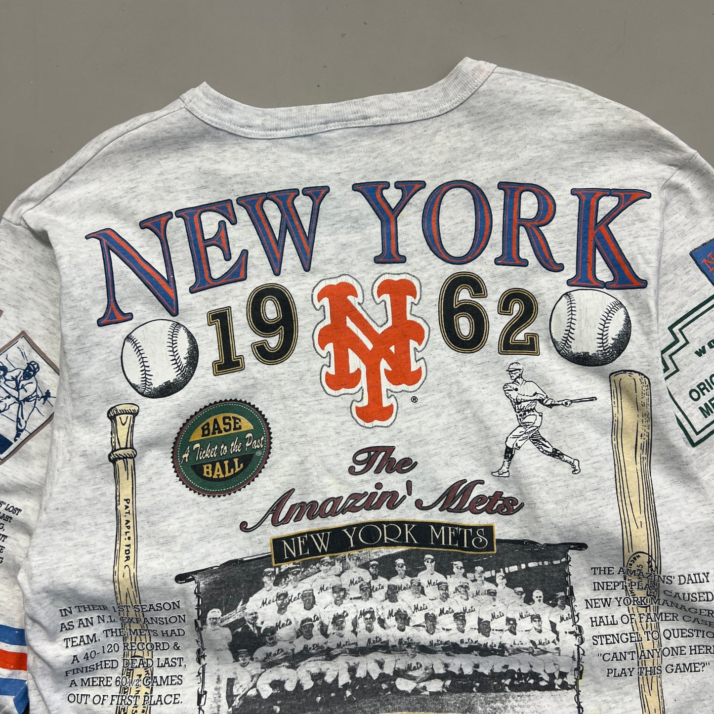 XL 1993 New York Mets Cooperstown Shirt