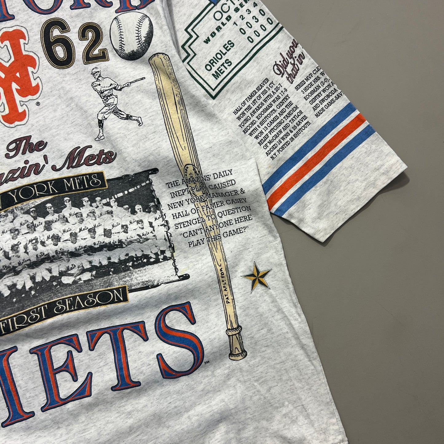 XL 1993 New York Mets Cooperstown Shirt