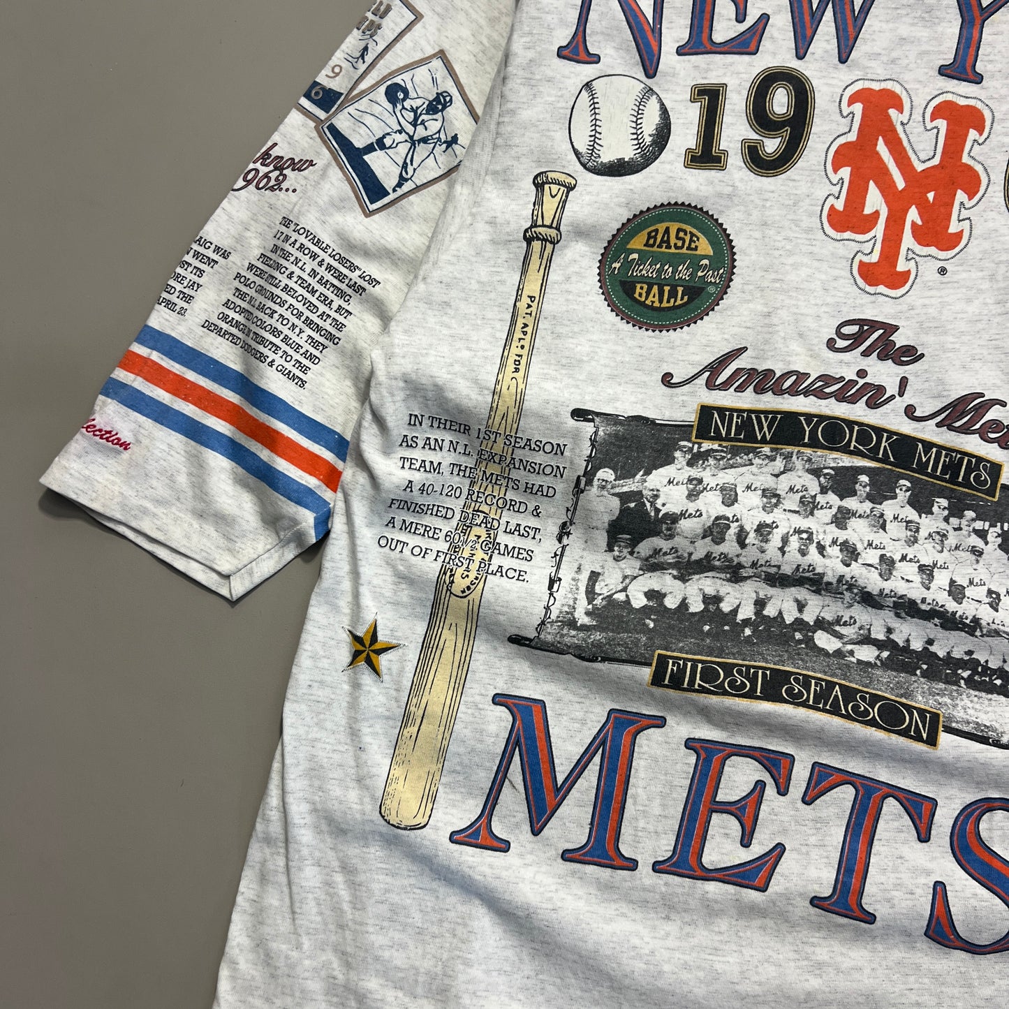 XL 1993 New York Mets Cooperstown Shirt