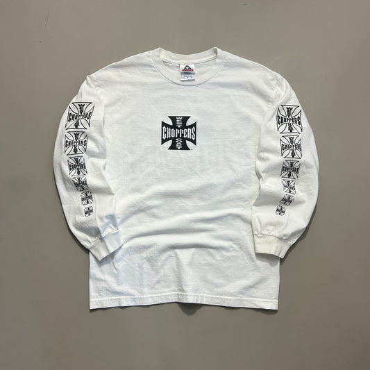 Large 2000s West Coast Choppers Long Sleeve T-shirt