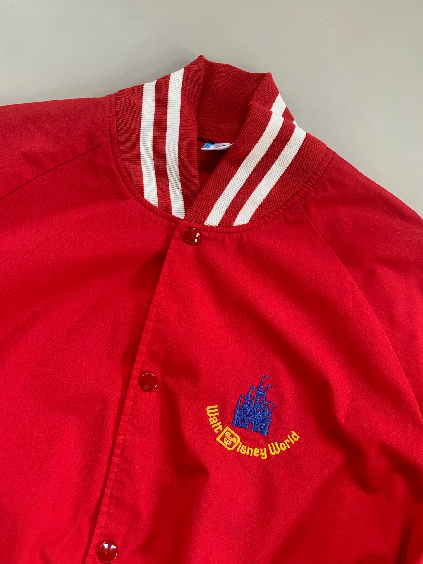 Large 1970s Walt Disney World Bomber Jacket