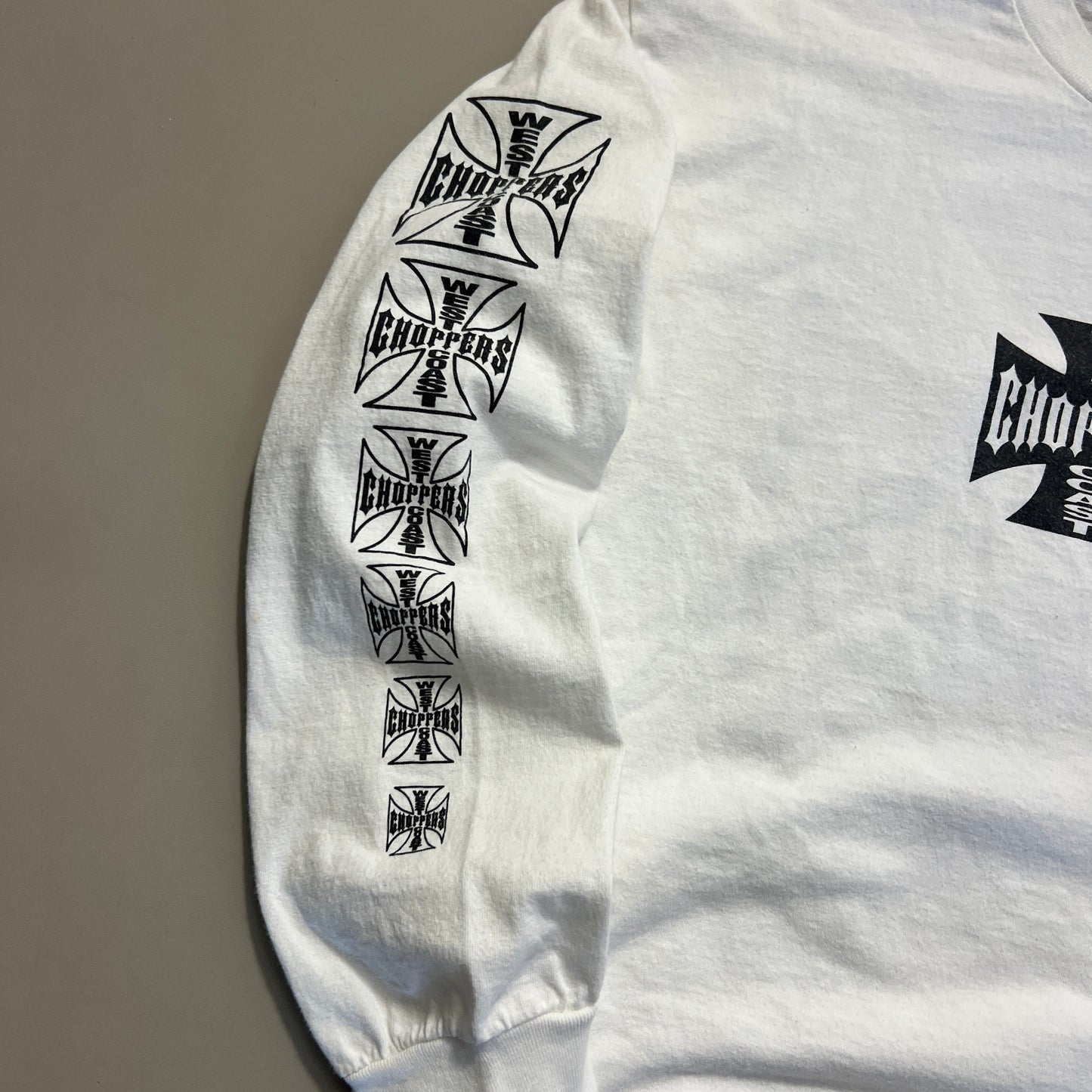 Large 2000s West Coast Choppers Long Sleeve T-shirt