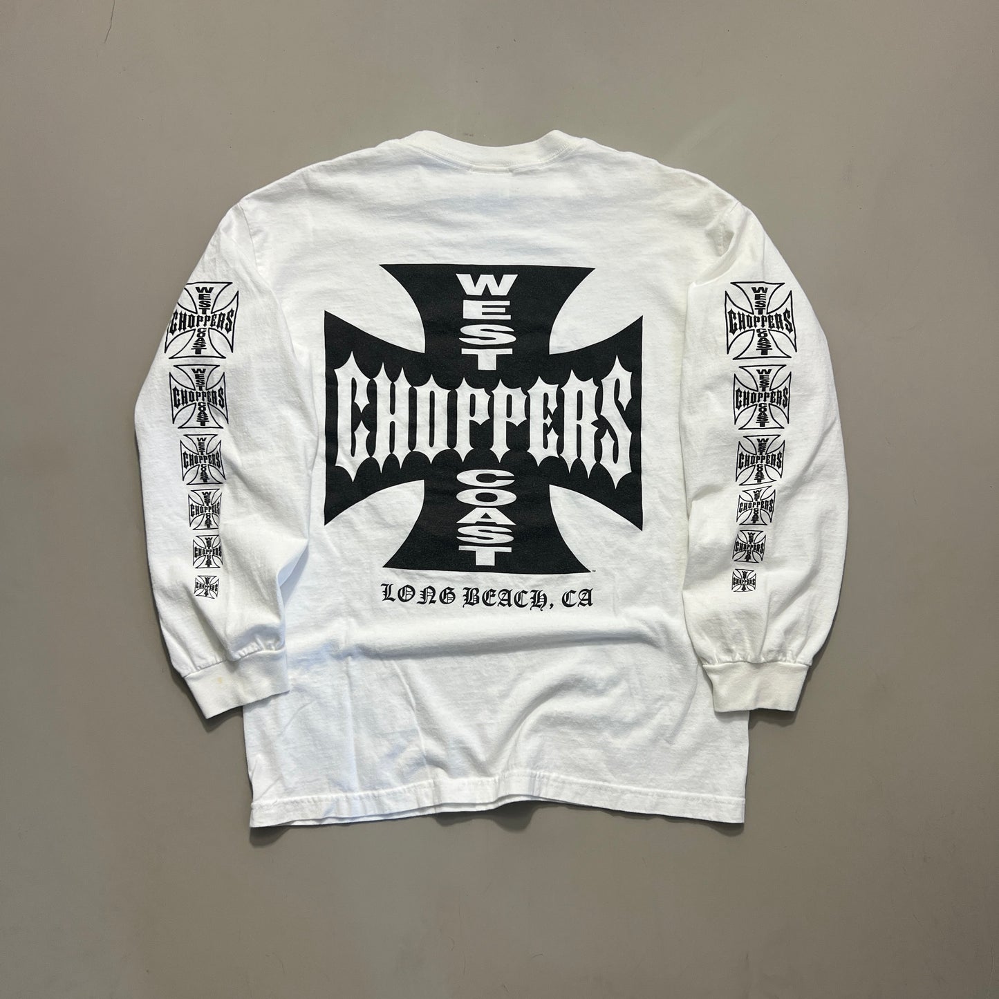 Large 2000s West Coast Choppers Long Sleeve T-shirt