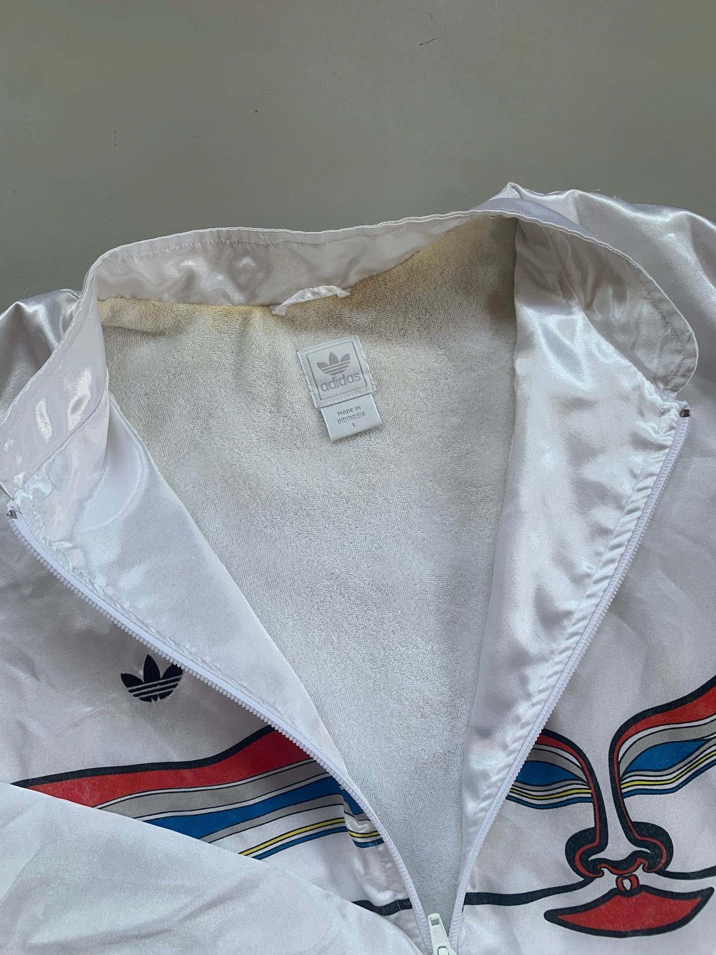 Large 1980s Adidas Ivan Lendl Tennis Jacket
