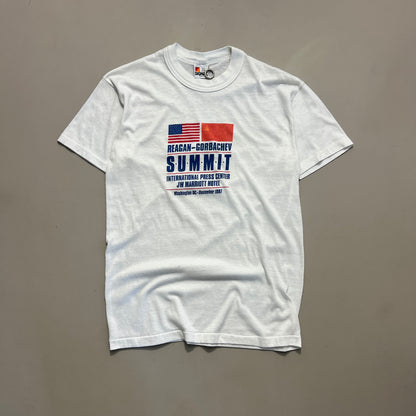 Large 1987 Reagan - Gorbachev Summit T-shirt