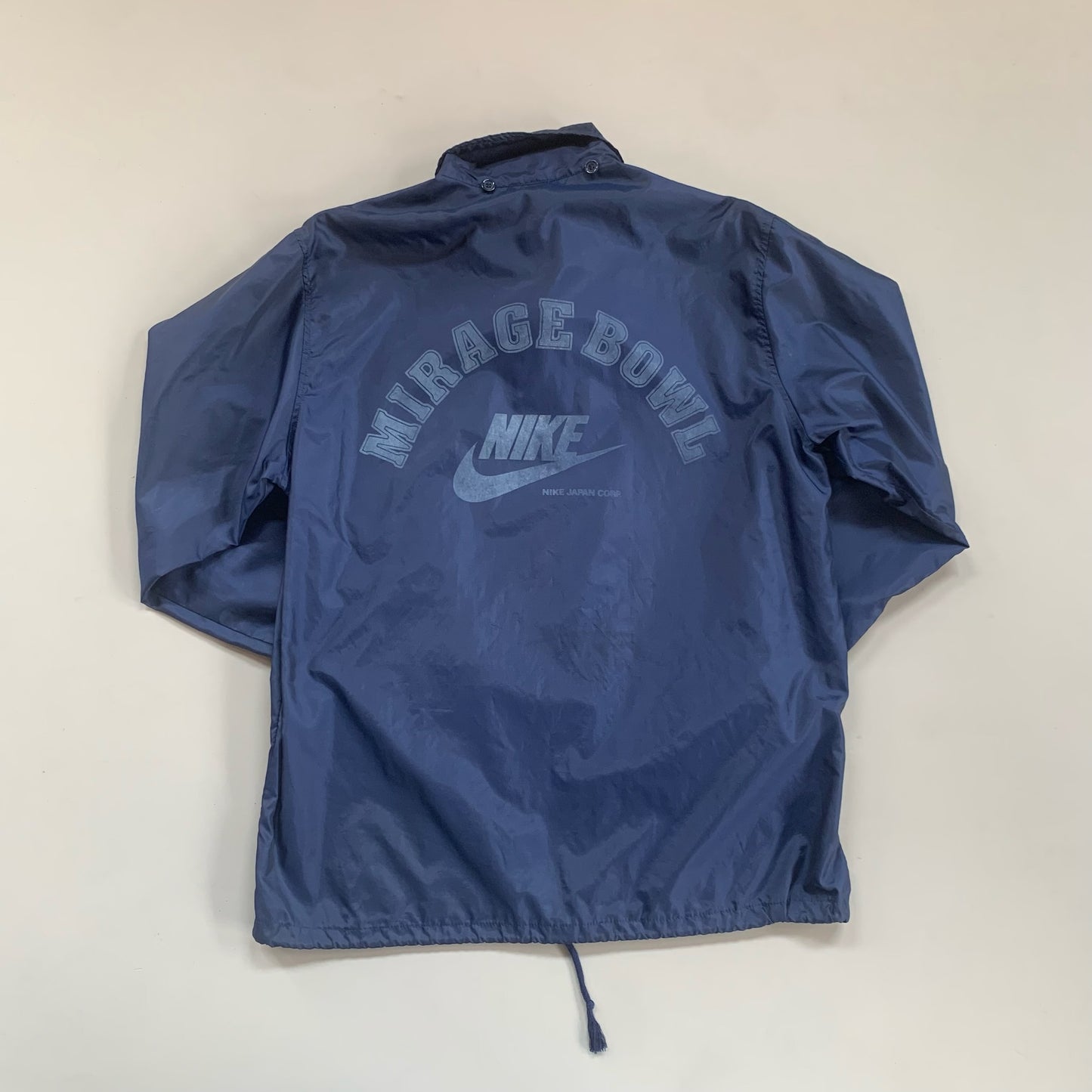 Large 1980s Nike Japan Mirage Bowl NCAA Windbreaker