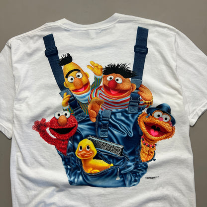 XL 90s Sesame Street Overalls T-shirt