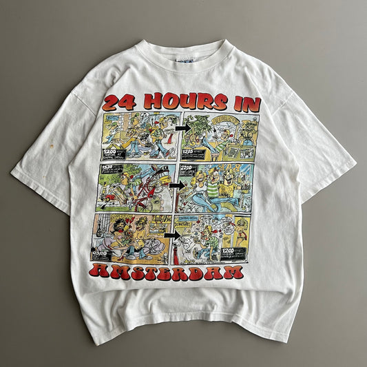 XL 90s 24 Hours In Amsterdam T-shirt