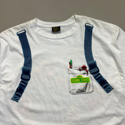 XL 90s Sesame Street Overalls T-shirt