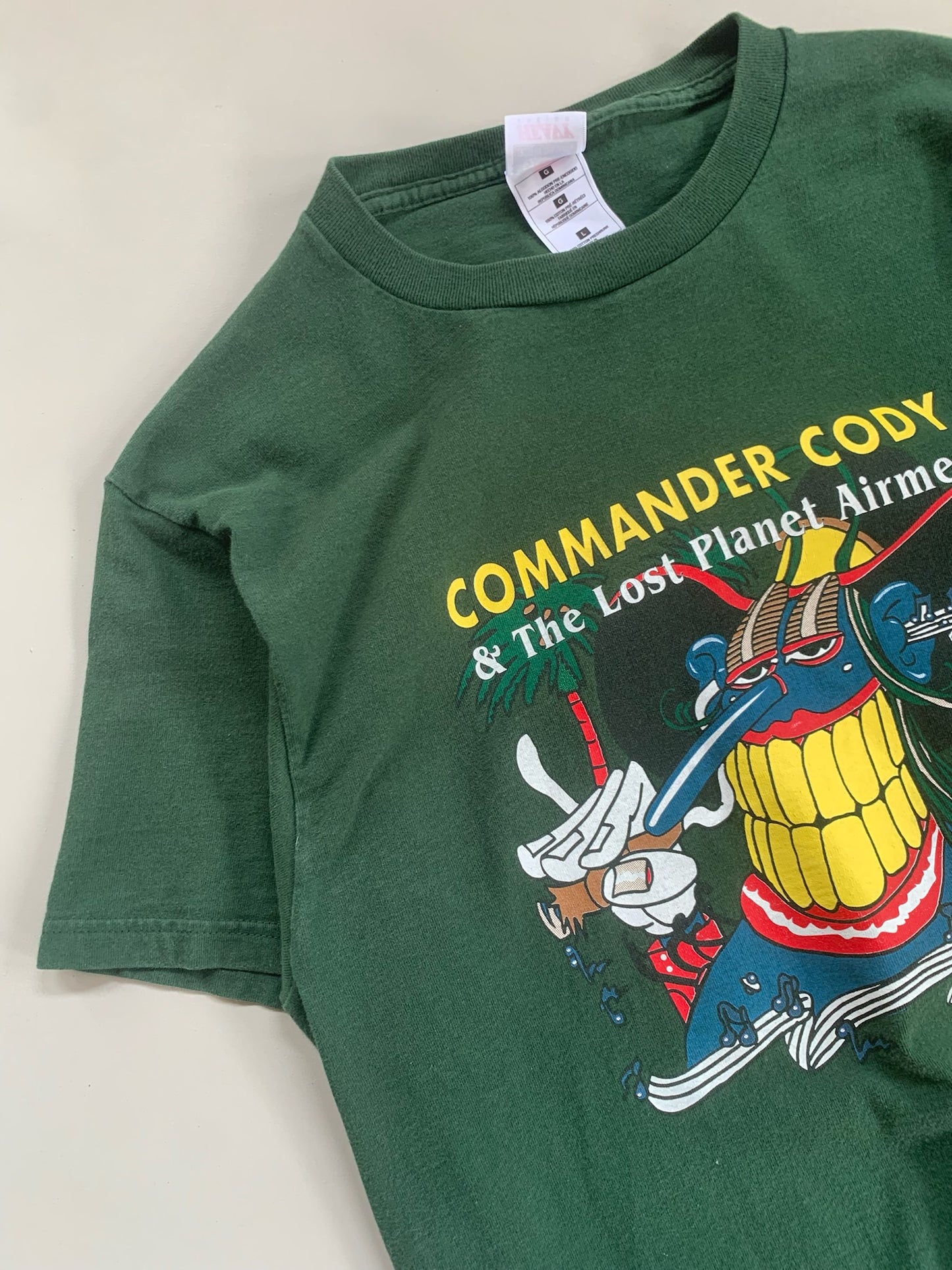 Large Commander Cody and the Lost Planet Airmen Band T-shirt