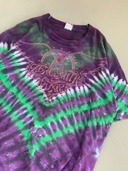 XL 1990s Aerosmith Pump Tie Dye T-shirt