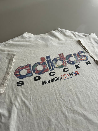 Large 1994 Adidas Brazil World Cup T-shirt
