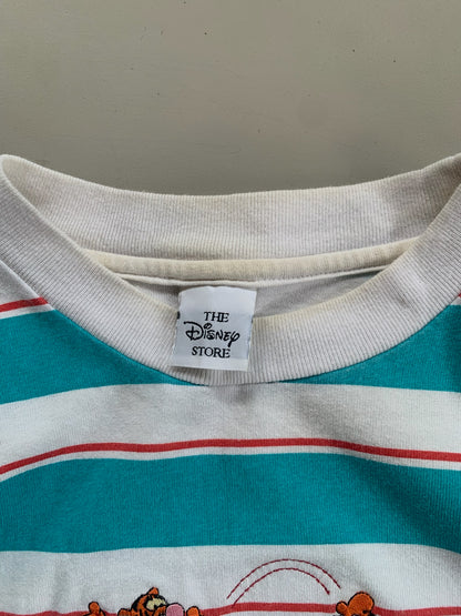 Large 1990s Disney Tigger Striped T-shirt