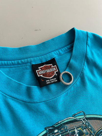 Large 1994 Harley Davidson York Museum T-shirt