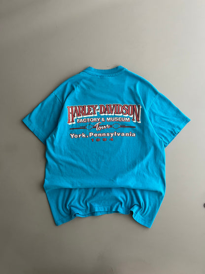 Large 1994 Harley Davidson York Museum T-shirt