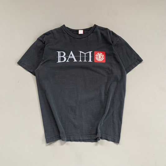 Large 2000s Element x Bam Margera T-shirt