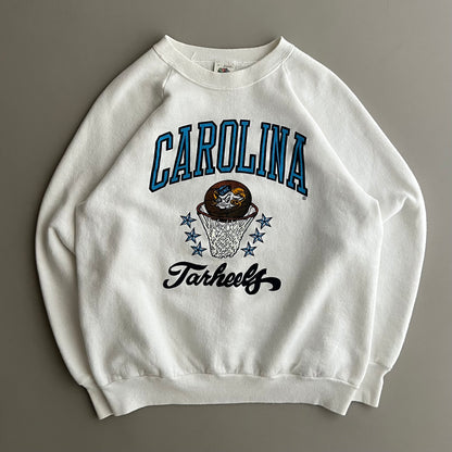 Large 90s North Carolina Tar Heels Basketball Sweatshirt