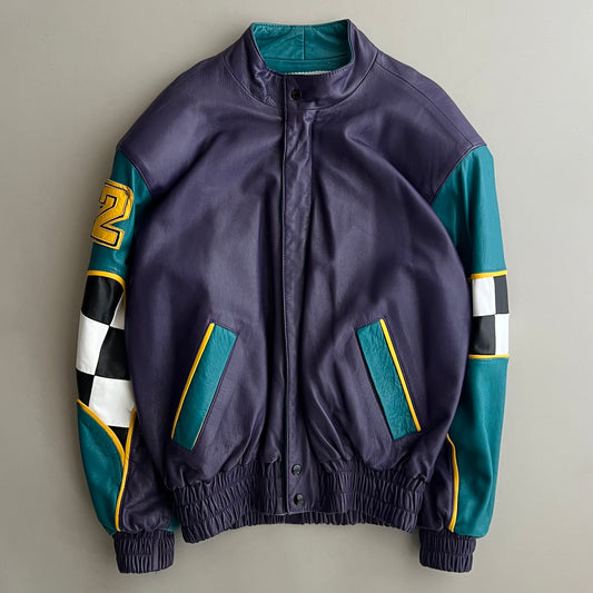Medium 90s Kyle Petty Leather Racing Jacket